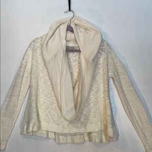 Saturday Sunday / Anthropologie cowl neck / hoodie